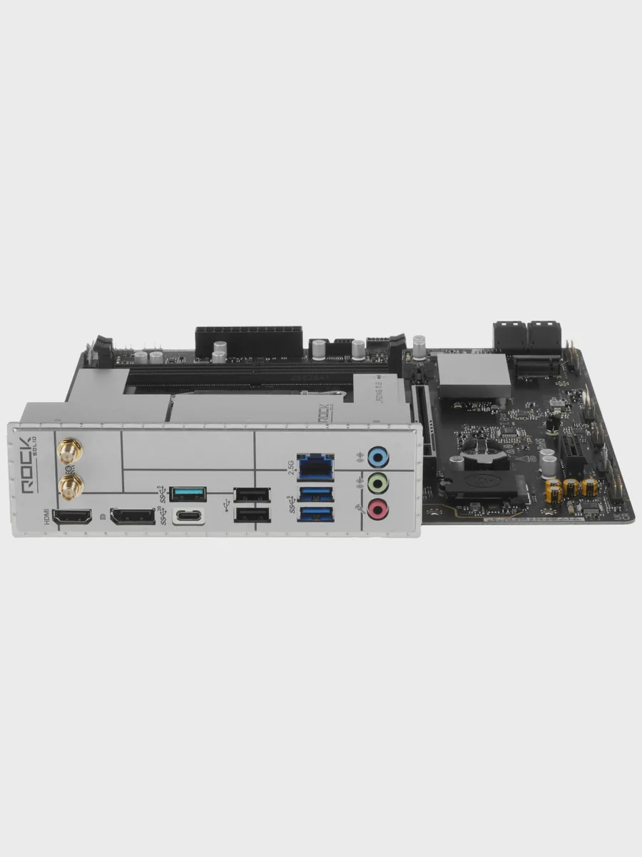Материнская плата ASRock B860M Rock WiFi, LGA 1851, Micro-ATX — фото 4 из 11