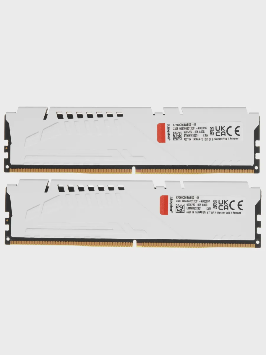 Оперативная память Kingston FURY Beast White AMD 64 ГБ — фото 3 из 5