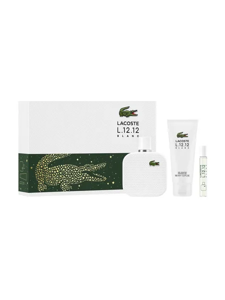 Фото товара Набор Lacoste L.12.12 WHITE (M) 100ml/7.5ml/SG 100 SET