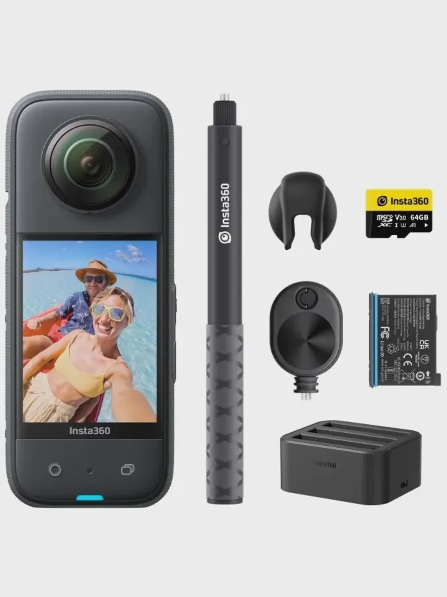 Экшн-камера Insta360 X3 360° Ultimate Kit — фото 2 из 4
