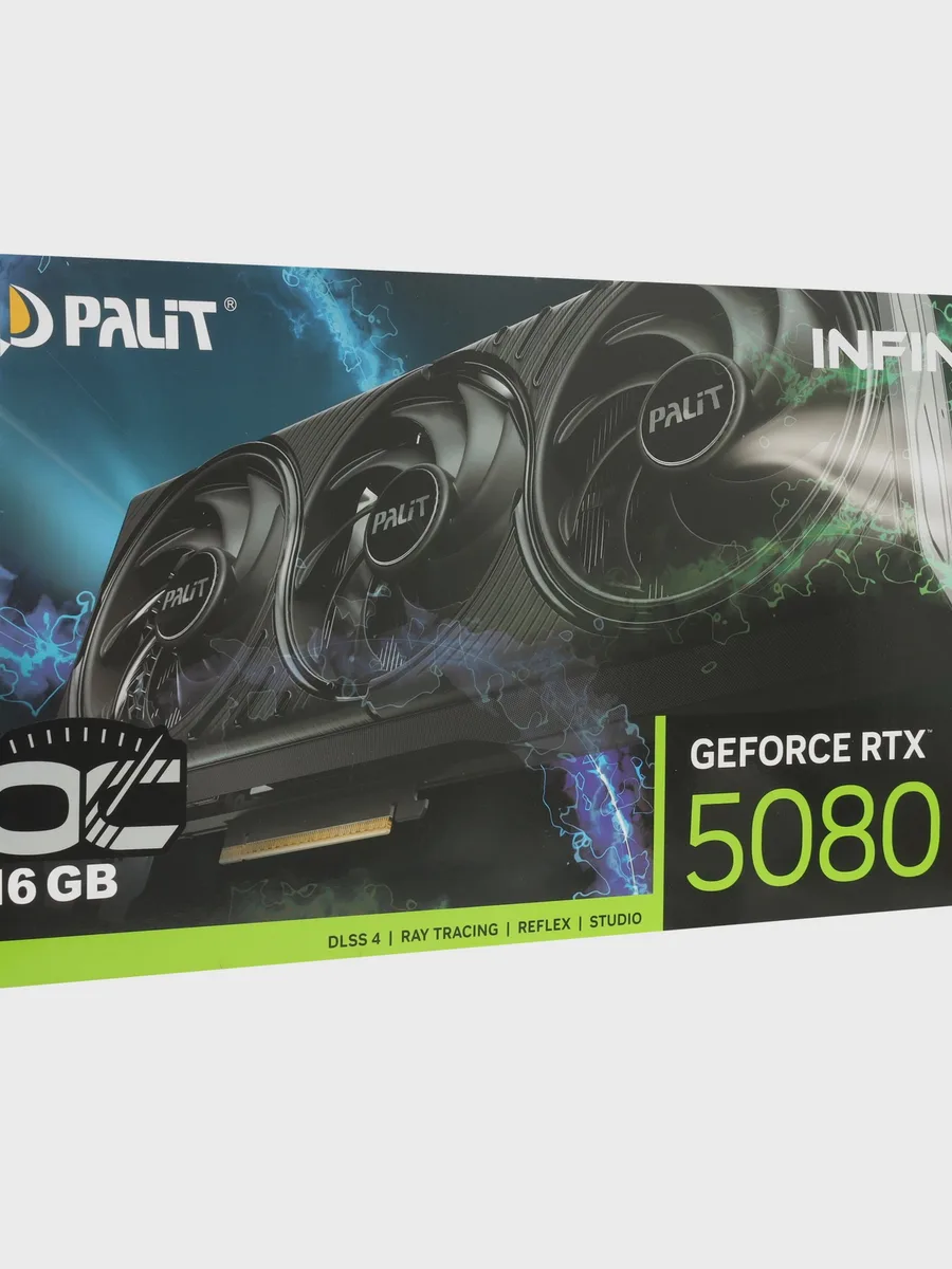 Видеокарта Palit GeForce RTX 5080 Infinity 3 OC 16 ГБ GDDR7 2625 МГц — фото 11 из 11