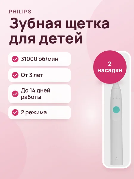Фото товара Электрическая зубная щетка Philips Sonicare HX3601/01 белый