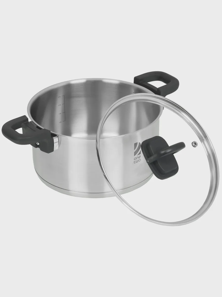 Набор кастрюль OneTwo Compact Keep-3C — фото 8 из 11