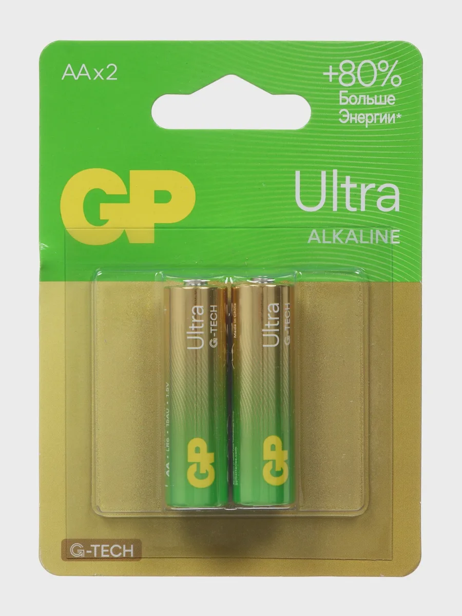 Батарейка GP Ultra AA / AA (LR6/ER14505/FR6/R6P) — фото 2 из 11