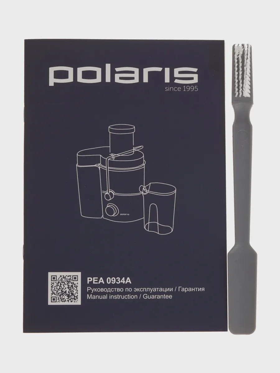 Соковыжималка электрическая Polaris PEA 0934A серебристый — фото 9 из 9