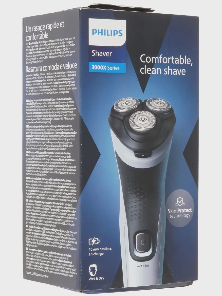 Электробритва Philips X3003/00 голубой — фото 11 из 11