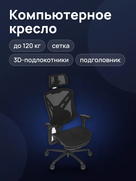 Фото товара Компьютерное кресло Cougar Speeder Ergonomic до 120 кг