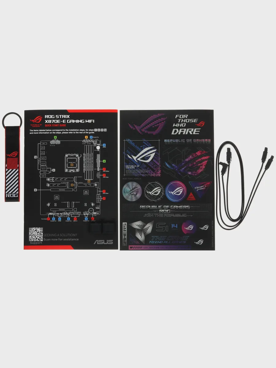 Материнская плата ASUS ROG STRIX X870E-E GAMING WIFI, AM5, Standard-ATX — фото 9 из 11