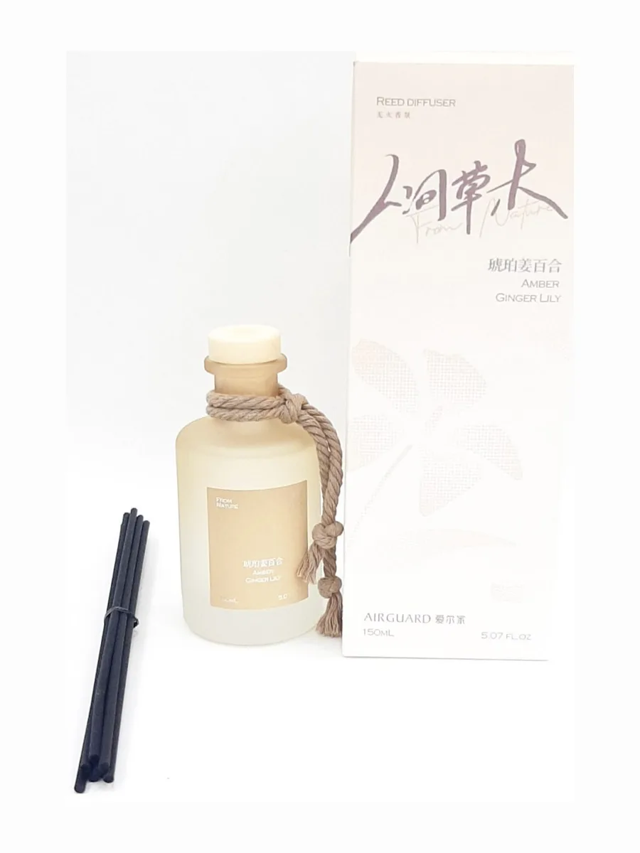 Аромадиффузор Airguard Reed Diffuser — 150 мл Янтарно-имбирная лилия — фото 3 из 3