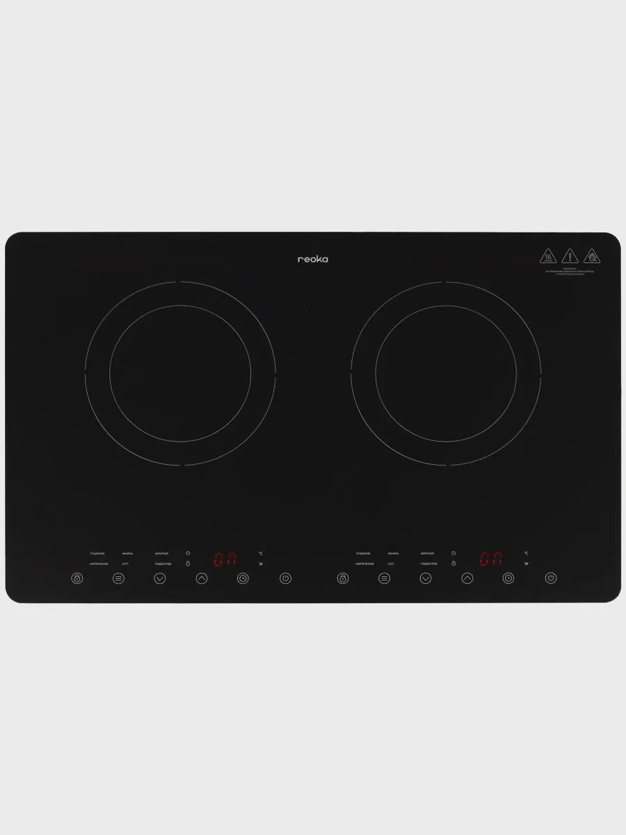 Плита компактная электрическая Reoka RKEP-I3510 черный — фото 2 из 9