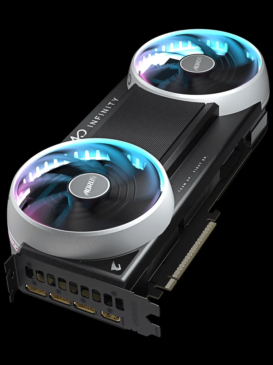 Видеокарта GIGABYTE GeForce RTX 5070 Ti AORUS INFINITY 16 ГБ GDDR7 2670 МГц — фото 5 из 10