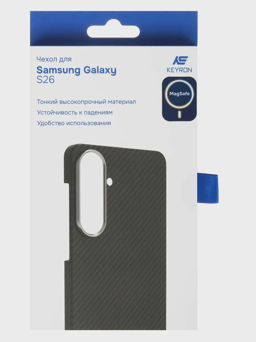 Накладка  KEYRON - Samsung Galaxy S26 черный — фото 6 из 6