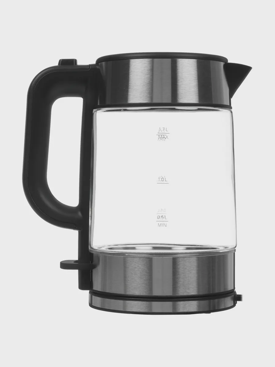 Электрочайник Xiaomi Electric Glass Kettle, черный, 1.7 л, 2200 Вт — фото 3 из 9