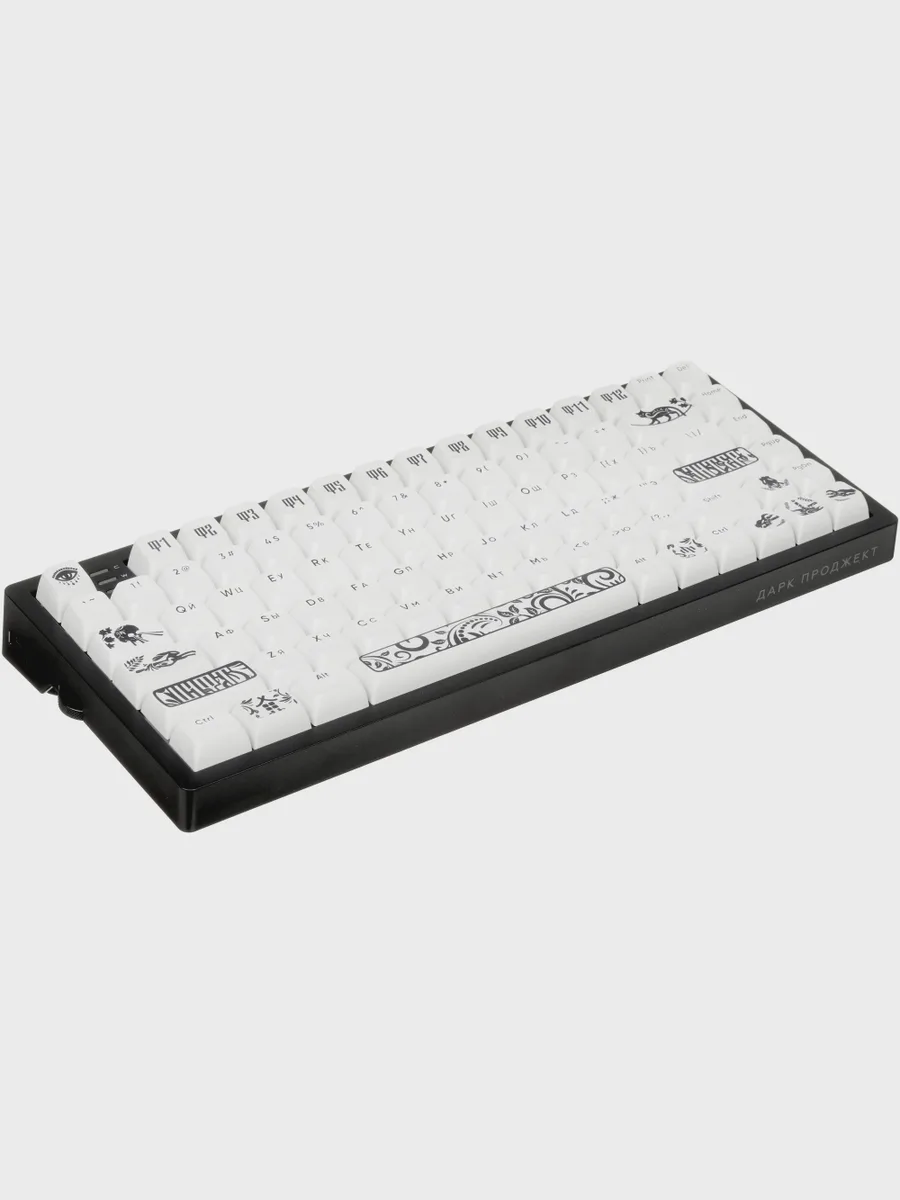 Клавиатура Дарк Проджект KD83A, USB Type-A, белый — фото 4 из 11