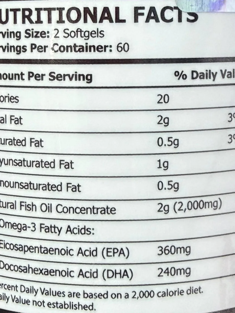 Омега 3 Pole Nutrition 120 капс. — фото 2 из 2