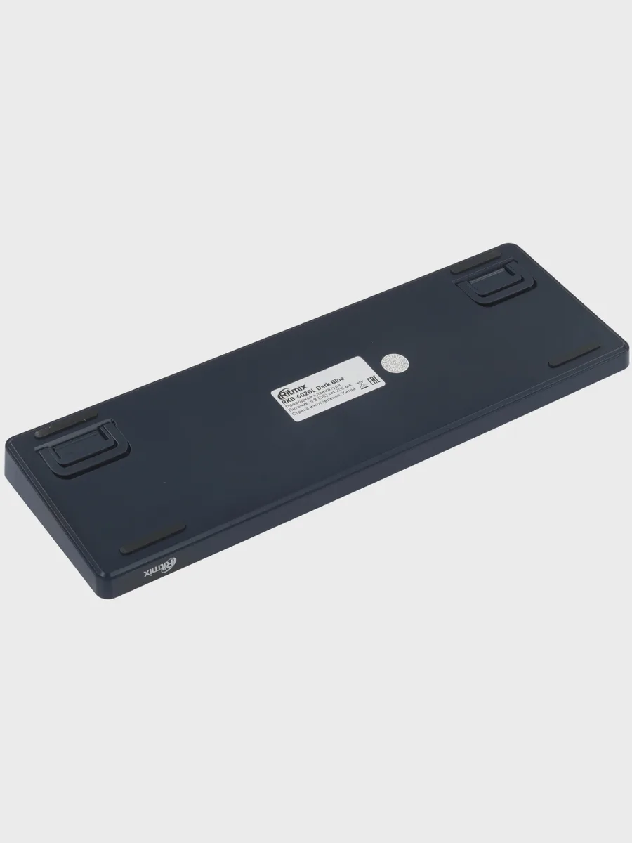 Клавиатура Ritmix RKB-602BL, USB Type-A, синий — фото 10 из 11
