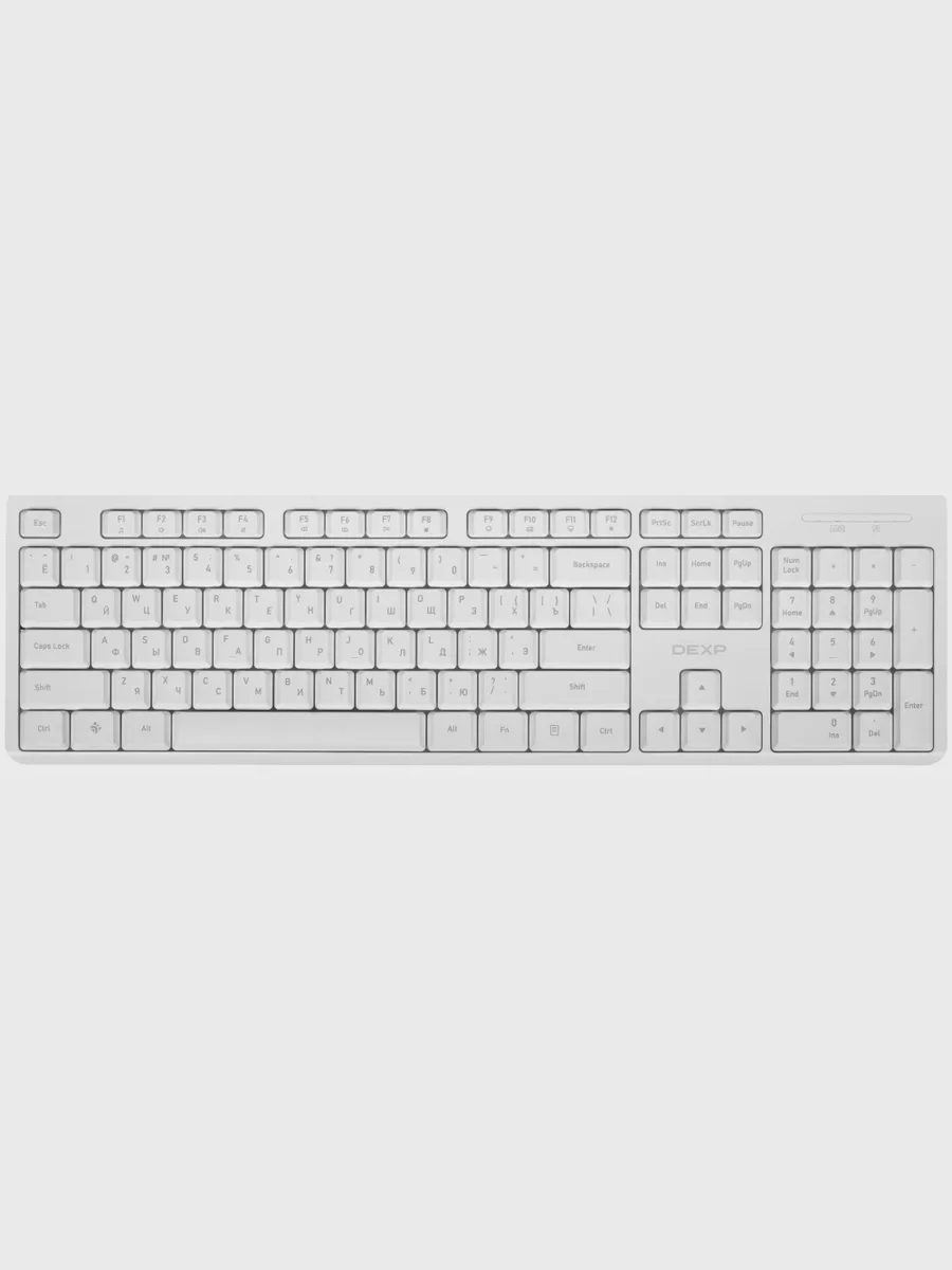 Клавиатура+мышь DEXP DKM-104WS USB Type-A, радиоканал — фото 3 из 11