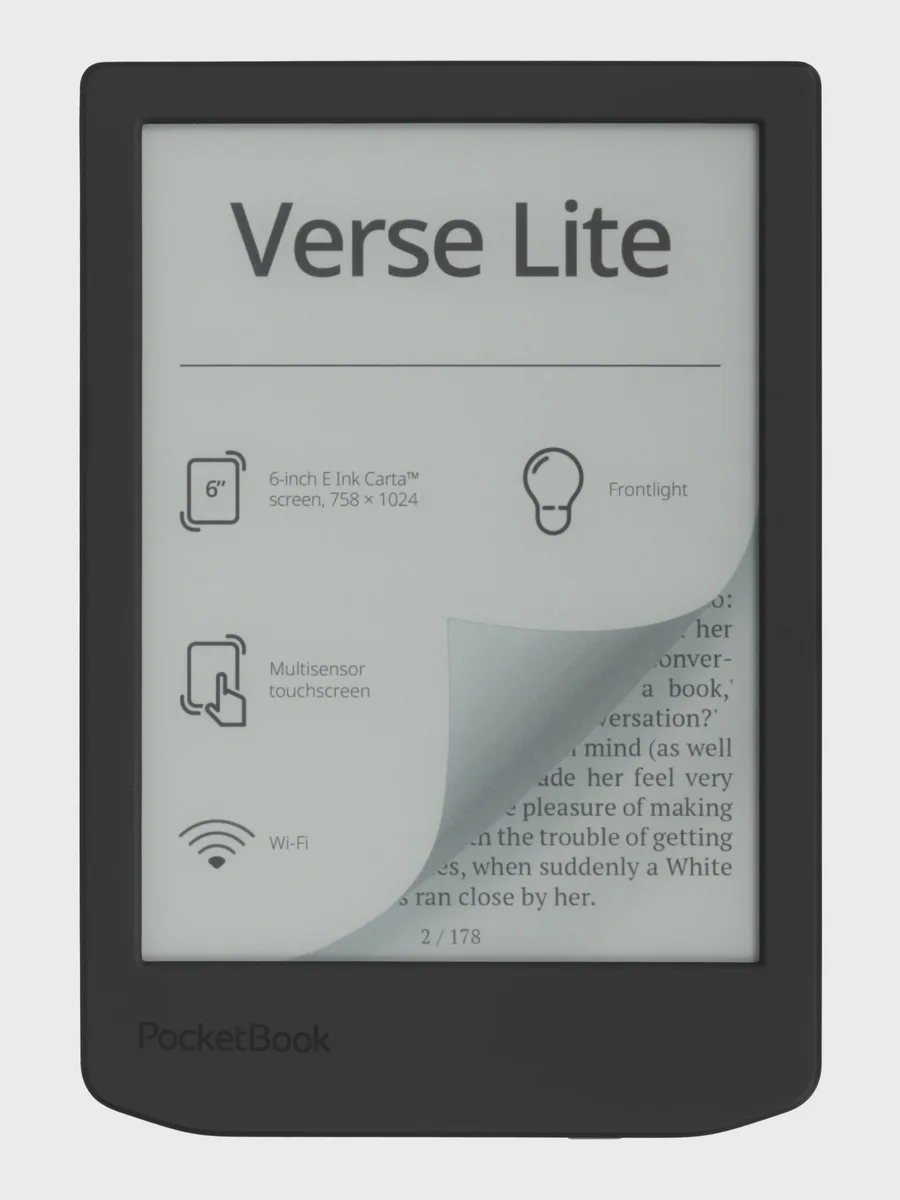 Электронная книга PocketBook 619 Verse Lite черный — фото 2 из 11