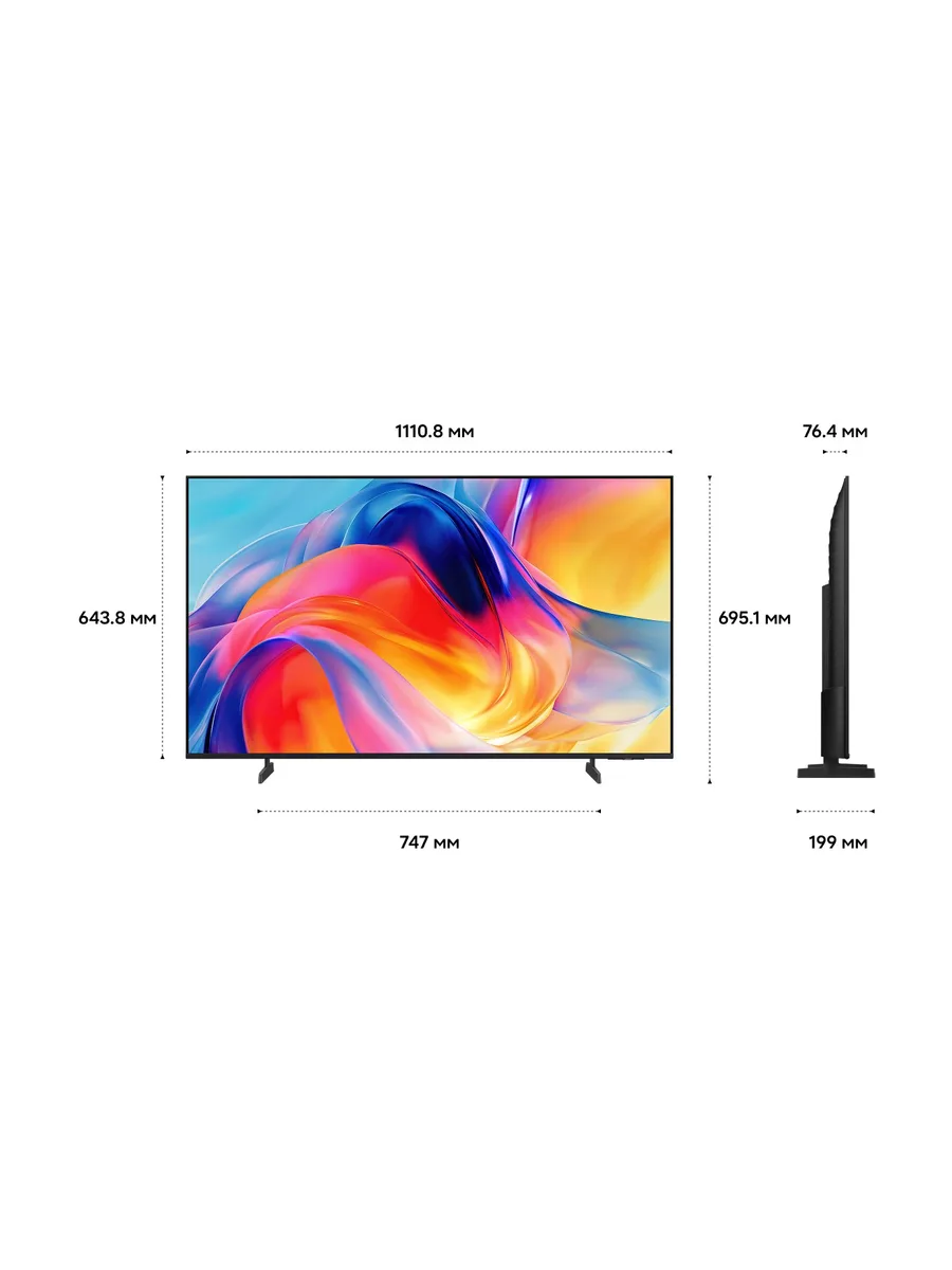 50"(125 см) Телевизор Samsung UE50M70HAUXPY черный — фото 11 из 11