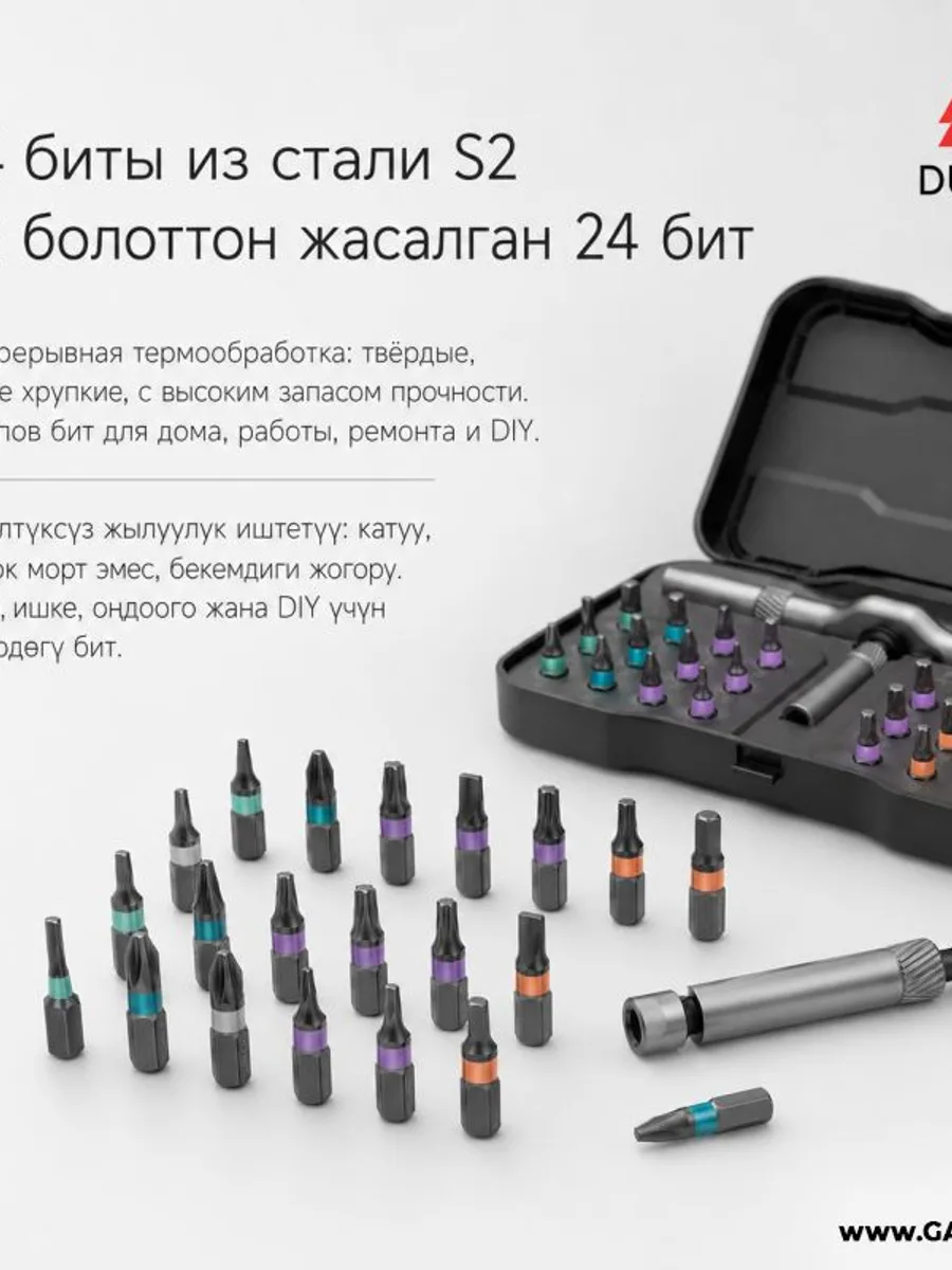Отвёртка Xiaomi ATuMan RS1, 24в1 с набором бит — фото 3 из 3