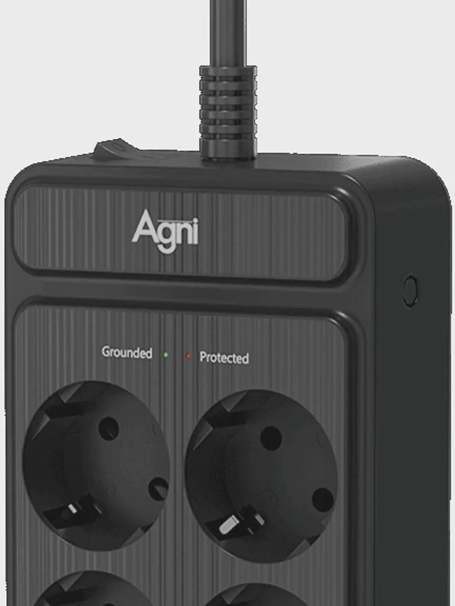 Сетевой фильтр AGNI TP-FS4U4E-PD, 2 м — фото 11 из 11