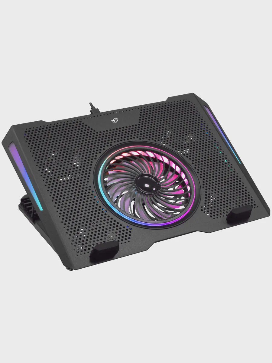 14" Охлаждающая подставка для ноутбука DEXP Gaming Series GS5-08  серебристый — фото 2 из 10