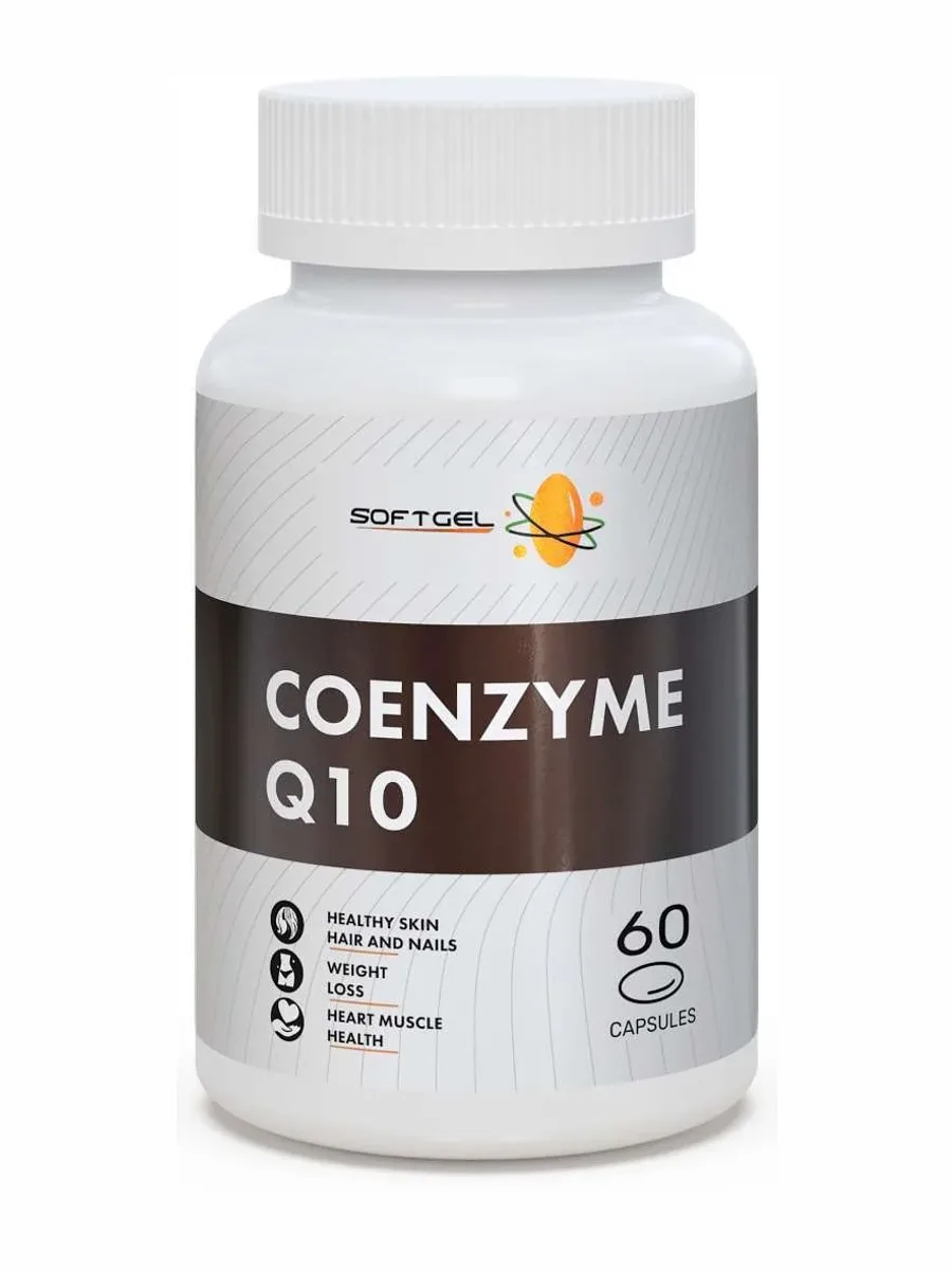 Антиоксидант Коэнзим Coenzyme Q10 30 мг, 60 капсул — фото 1 из 3