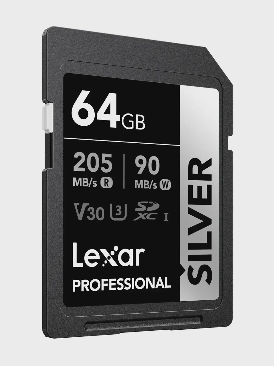Карта памяти Lexar Professional SDXC UHS Class 3, Video Class 30 Silver — фото 5 из 7